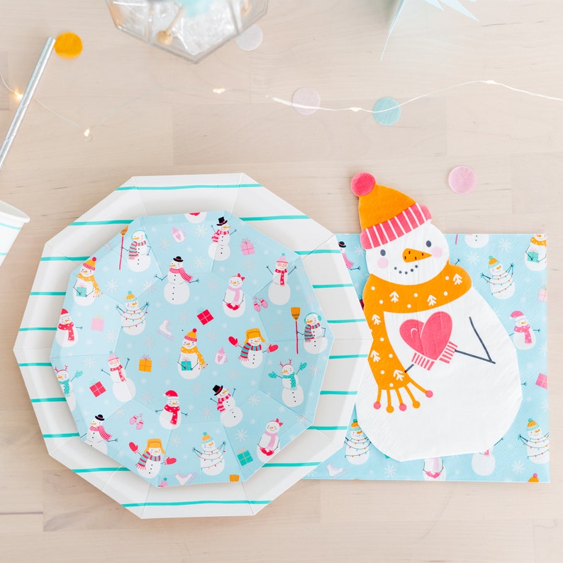 Jollity & Co Snowman Napkins - Thumbnail 3