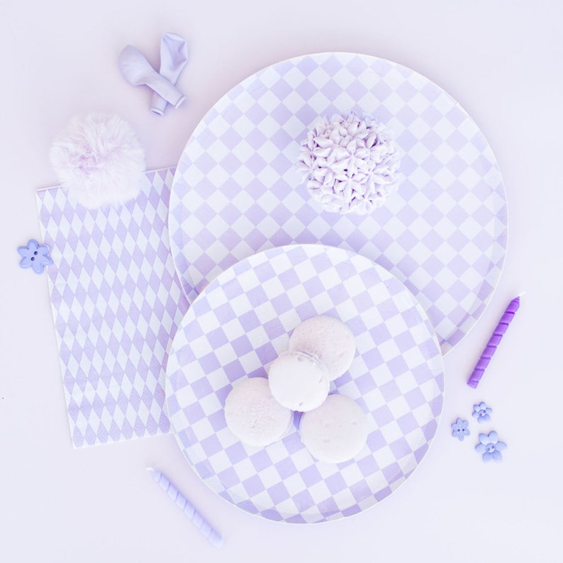 Jollity & Co Harlequin Check Guest Napkins - Thumbnail 5