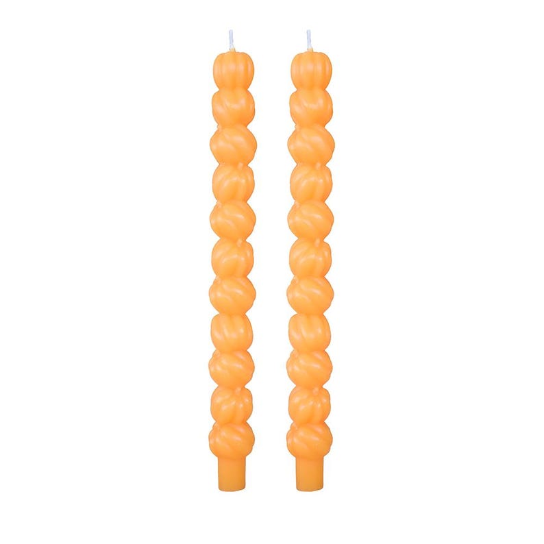 Jollity & Co Stacking Pumpkin Taper Candle - Thumbnail 2