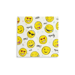 Emoji Large Napkins - Pack of 16
