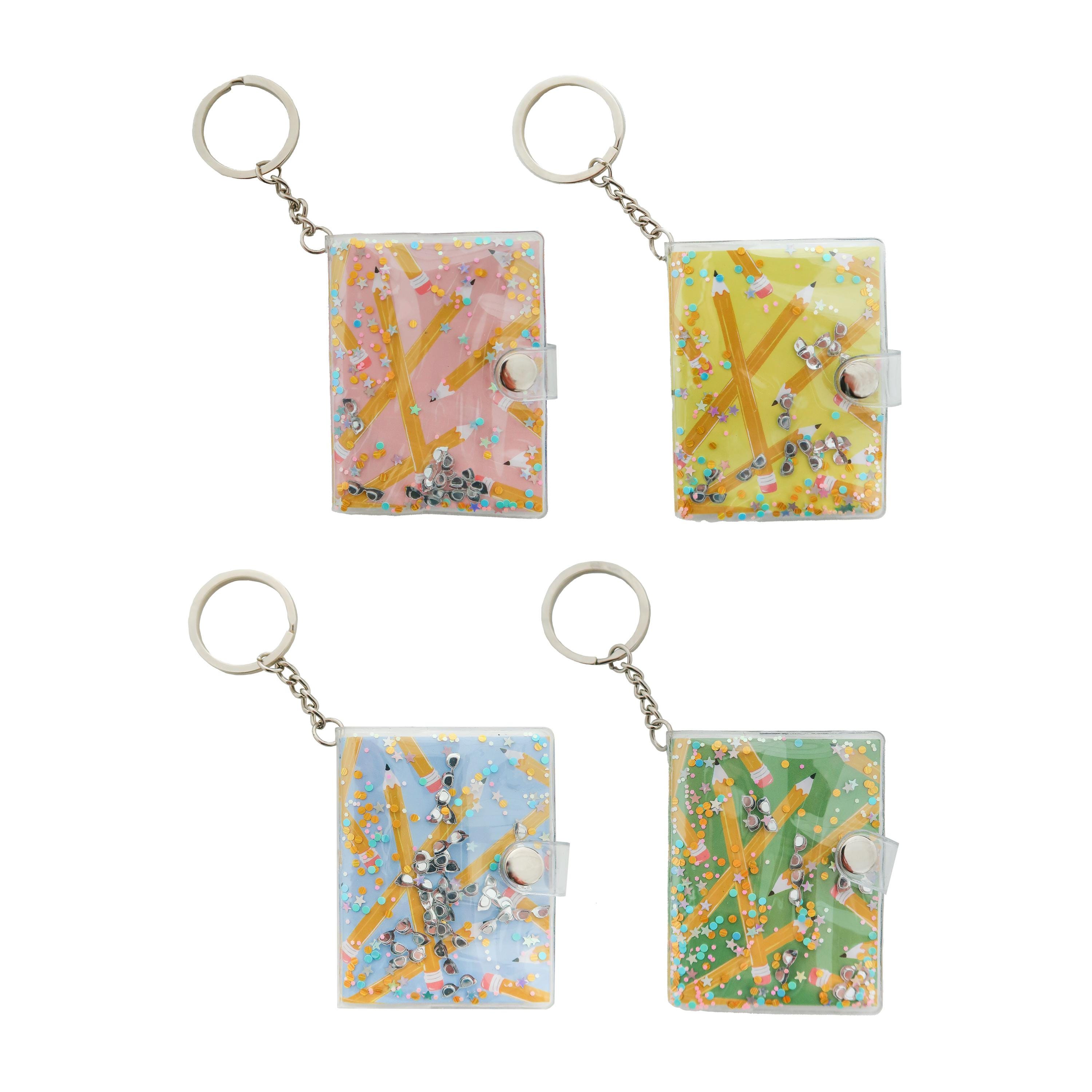 Mini Notebook Keychain - 4 Color Options - Pack of 1