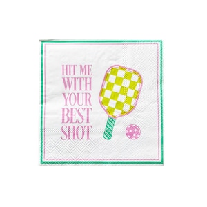 Pickleball Cocktail Napkins - Pack of 20