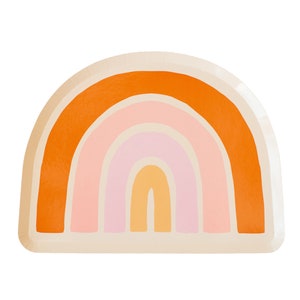 Boho Rainbow Large Plates - Pack of 8