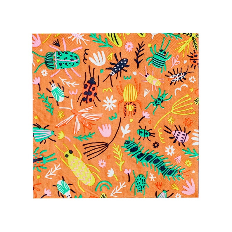 Daydream Society Backyard Bugs Napkins - Thumbnail 3