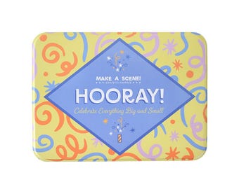 Confettipopper set, Hoera - Pak van 2