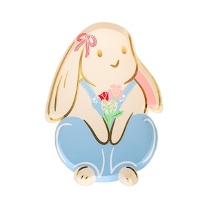 Sweet Bunny Large Plates - Pack of 8