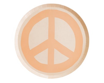 Peace Dessert Plates  - Pack of 8