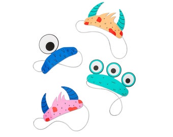Little Monsters Party Headband Set - 8 Pk.