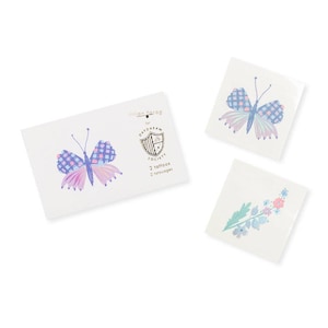 Butterfly Temporary Tattoo - Pack of 2