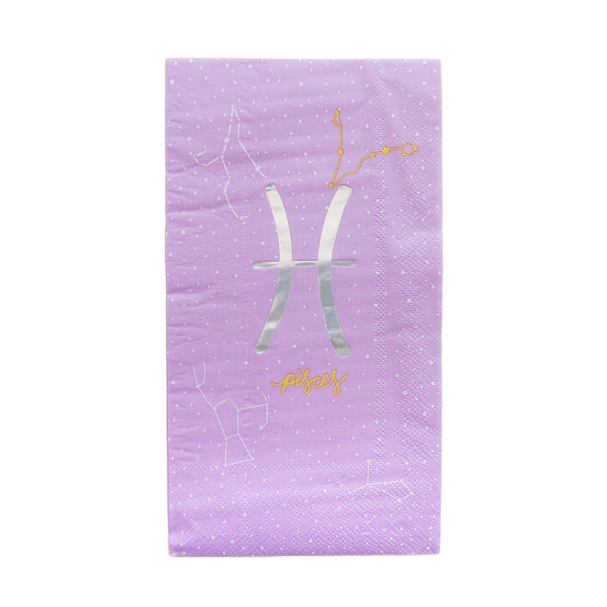 Zodiac Pisces Guest Napkins - Pack of 16 - Etsy