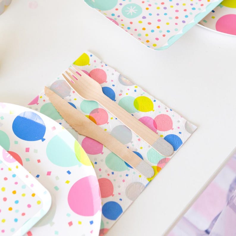 Jollity & Co Birthday Balloon Napkins - Thumbnail 3