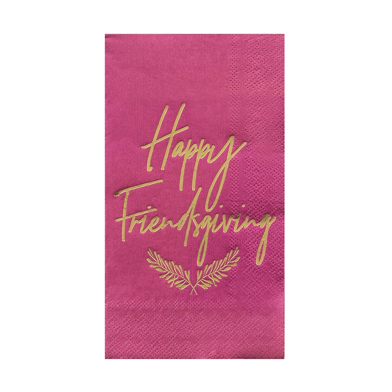 "Happy Friendsgiving" Napkins - Thumbnail 3