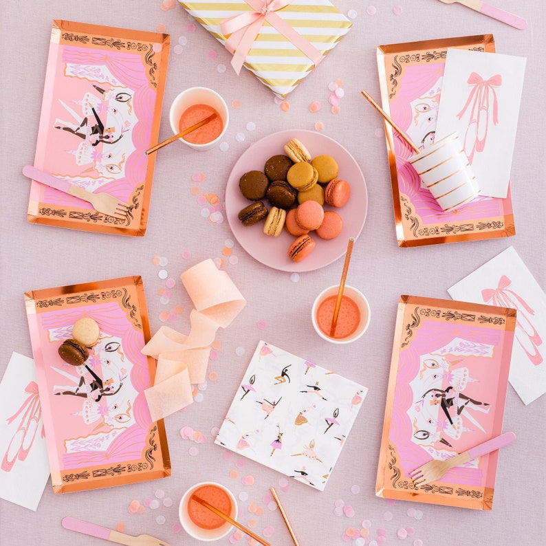 Pirouette Ballet Large Napkins - Thumbnail 3