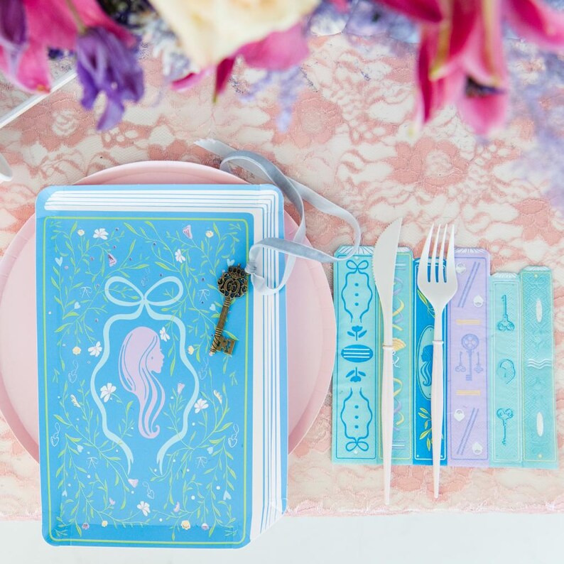 Jollity & Co Book Spines Napkins