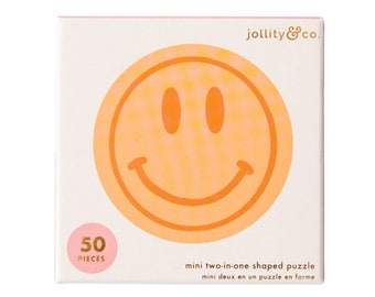 Double Sided Peace and Smiley Face Mini Puzzle - Pack of 1 - Etsy