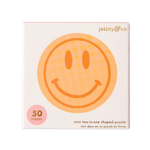 Double Sided Peace and Smiley Face Mini Puzzle - Pack of 1 - Etsy