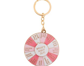 Camp Bachelorette Keychain Spinner Game - Pack of 1