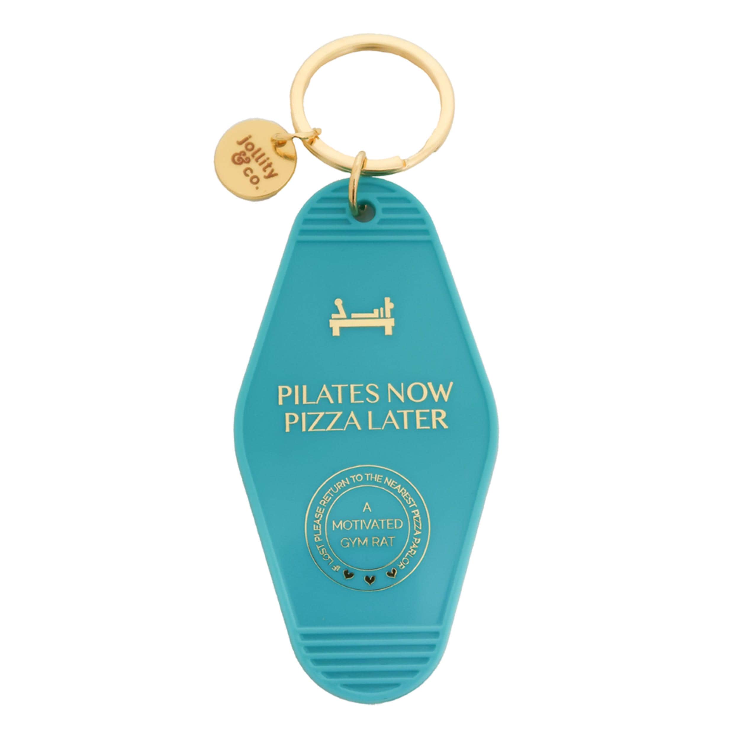 Pilates Now Pizza Later Keychain - Pack of 1 - Etsy