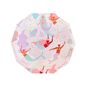 Mermaid Small Plates - Pack of 8