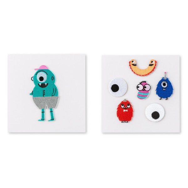 Little Monster Patches - 2 Style Options - Individual Patch or Patch Set