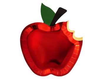 Apple Dessert Plates - 12 Pk.