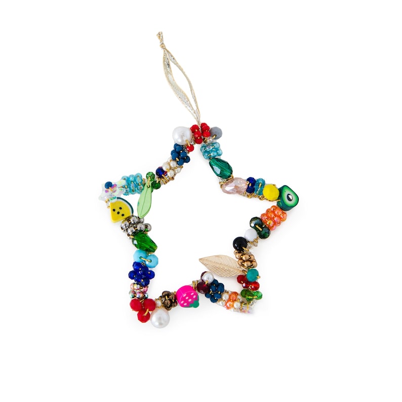 Jollityandco Beaded Star Ornament - Thumbnail 3