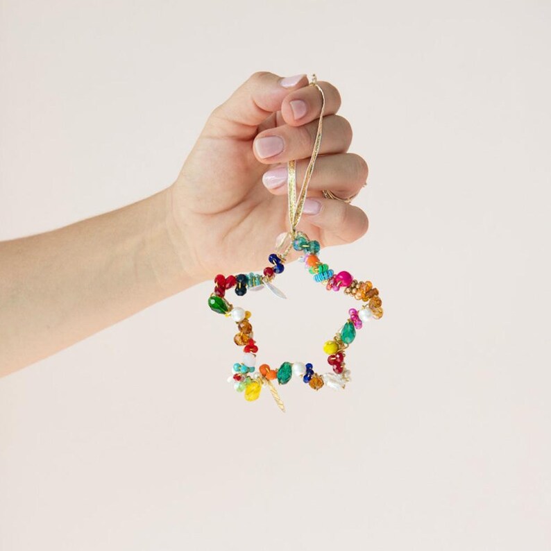 Jollityandco Beaded Star Ornament
