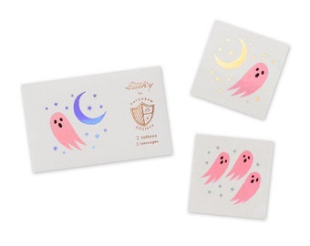Spooked Temporary Tattoos - Pack of 2