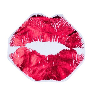 Lippenstiftprint, cocktailservetten - pak van 20