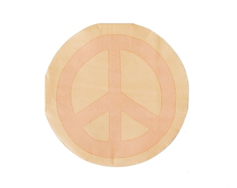 Peace & Love Peace Cocktail Napkins - Pack of 20