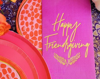 Happy Friendsgiving Guest Napkins - Pack of 16
