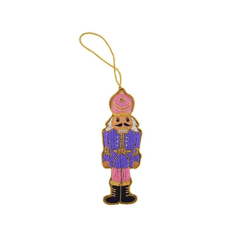 Jollity & Co Beaded Nutcracker Ornament - Thumbnail 4