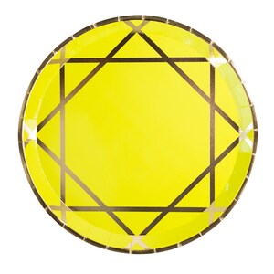 Chartreuse Enchanté Dinner Plates - Pack of 8