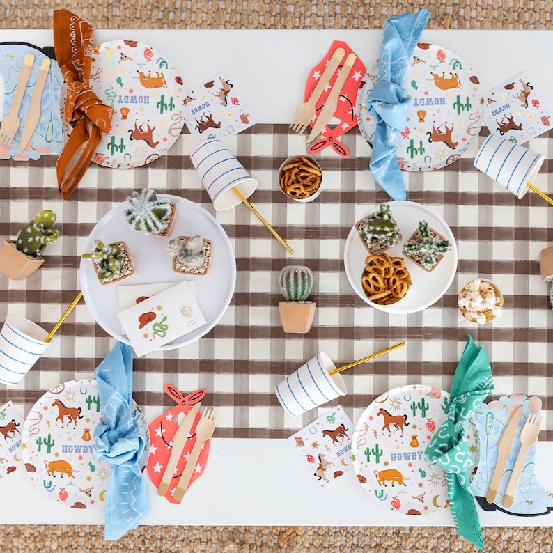 Jollity & Co Yeehaw Bandana Guest Napkins - Thumbnail 4