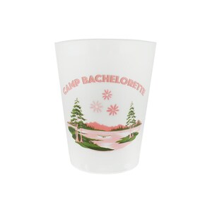 Camp Bachelorette Postcard Flex Cups - Pack of 12