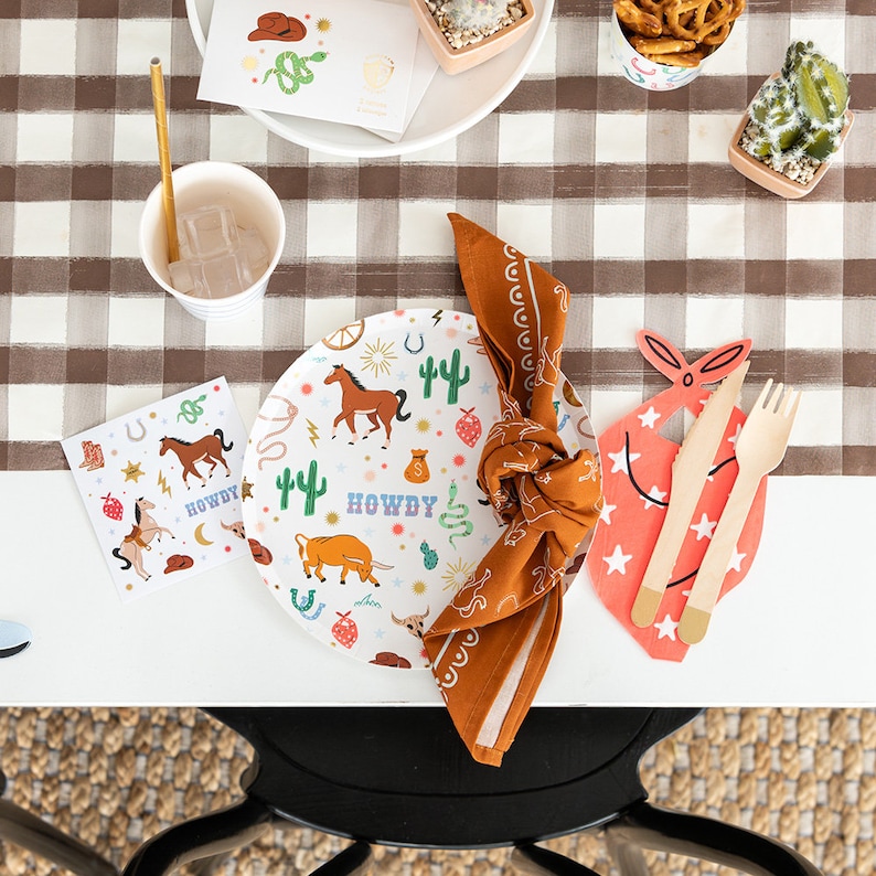 Jollity & Co Yeehaw Bandana Guest Napkins - Thumbnail 2