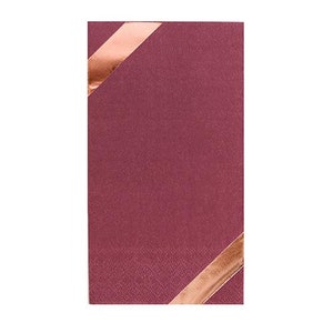 Mauve Guest Napkins - Pack of 16