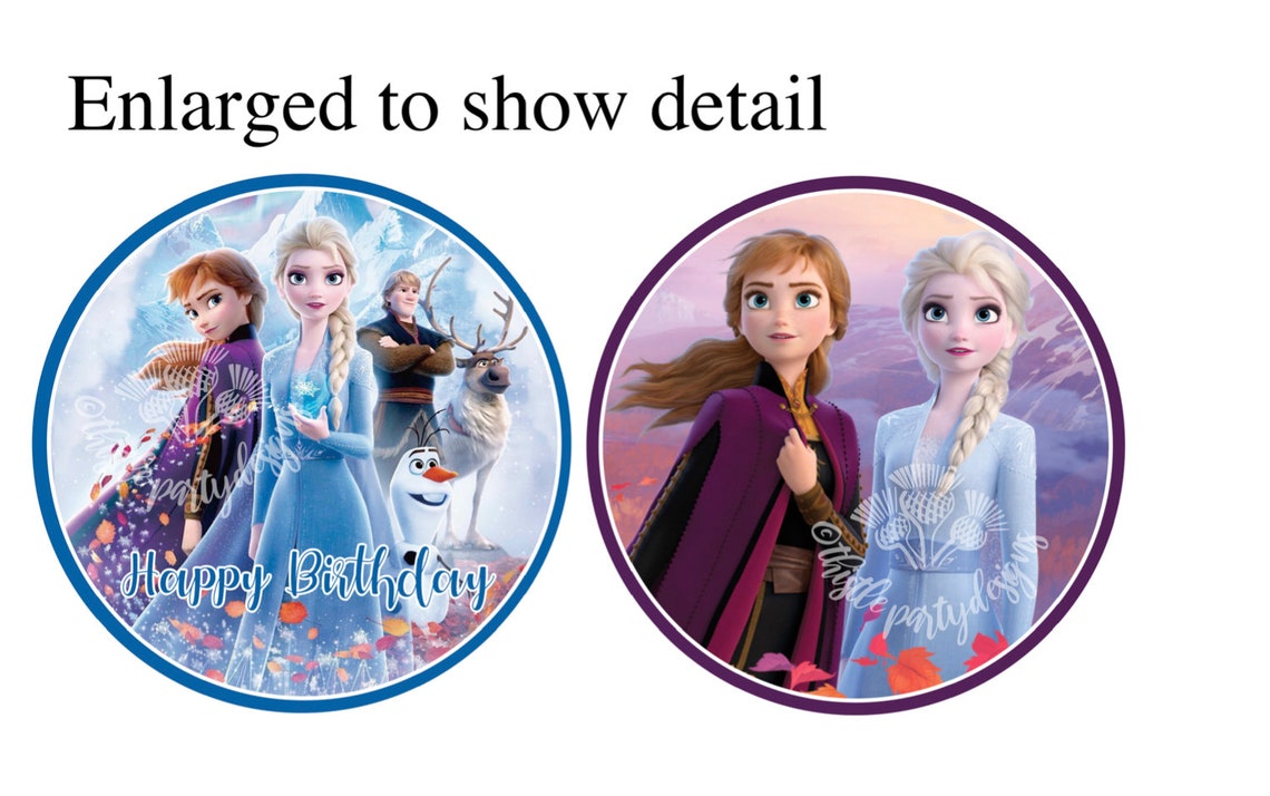 Printable FROZEN 2 Cupcake Toppers Digital Download - Etsy
