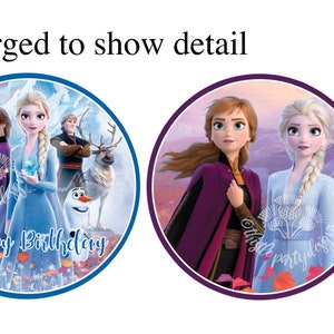 Printable FROZEN 2 Cupcake Toppers, Digital Download, Printable Cupcake ...