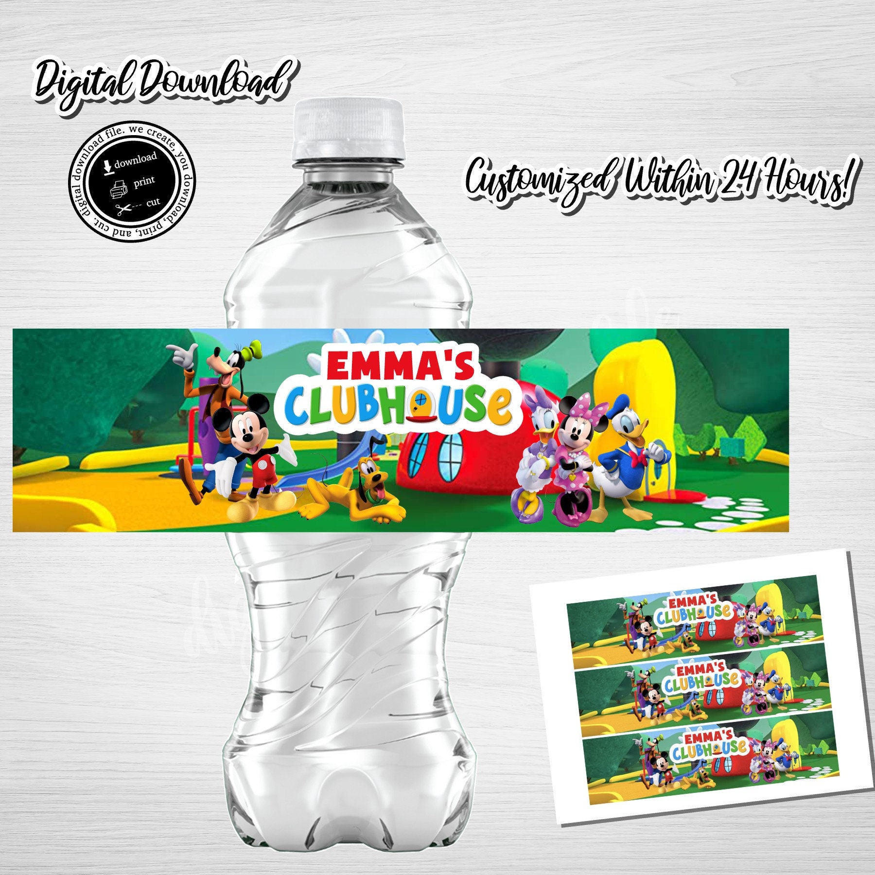 Printable MICKEY MOUSE Clubhouse Water Bottle Label, Custom Water Bottle Labels, Mickey Mouse, Mickey's Clubhouse Water Bottle Label - Etsy printable-mickey-mouse-clubhouse-water-bottle-label-custom-water-bottle-labels-mickey-mouse-mickey-s-clubhouse-water-bottle-label-etsy