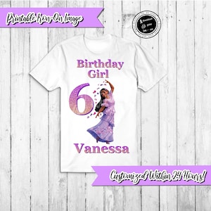 ISABELA ENCANTO Iron-On Transfer Image, Encanto Iron On, Iron-On Image, Isabela, Encanto diy shirt,Encanto Birthday Shirt, Encanto Printable