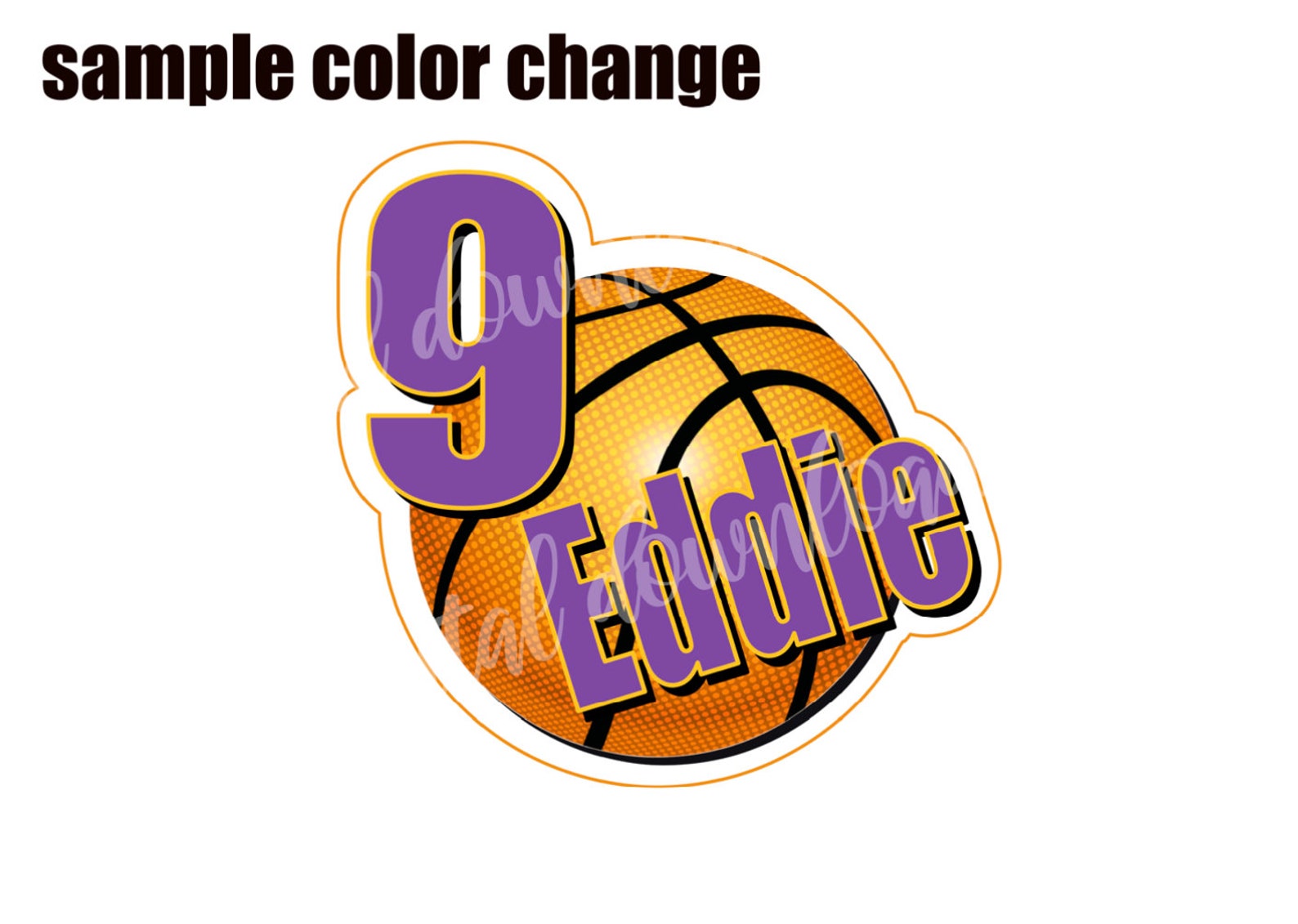 Printable BASKETBALL Cake Topper Basketball Themed Cake | Etsy