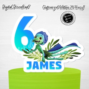 Custom Luca Birthday Cake Topper (Digital Download)