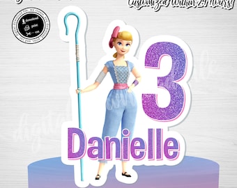 Custom Bo Peep Cake Topper: Toy Story Birthday Party (Digital Download)
