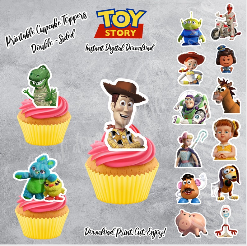 toy story cupcake topper