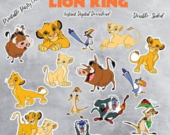 Printable Lion King Centerpieces Lion King Cake Topper Lion Etsy