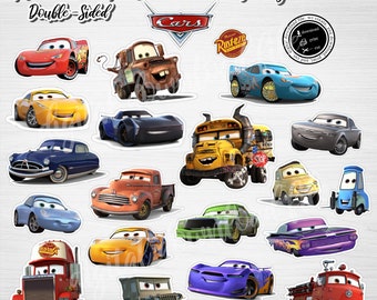 Cars Birthday Centerpiece: 21 Designs (Digital Download)