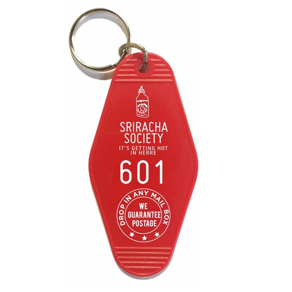 Sriracha Society Key Tag