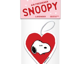 3P4 x Peanuts® Valentine - Snoopy & Charlie Brown Heart Air Freshener