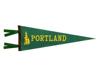 Felt Pennant - Portland